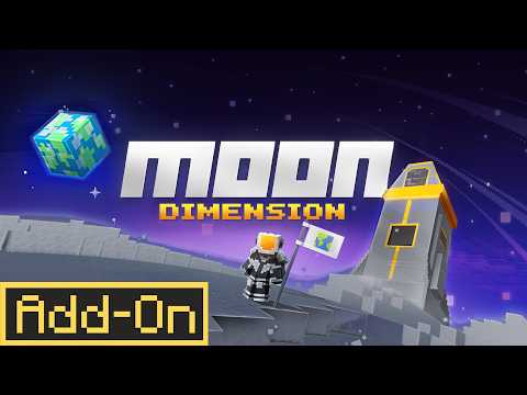MOON DIMENSION ADDON - A New Dimension for Minecraft Bedrock
