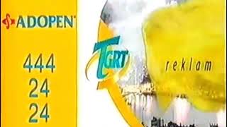 Tgrt - Bant Reklam Giriş Jeneriği 12 Ekim 2005 Çarşamba-Adopen