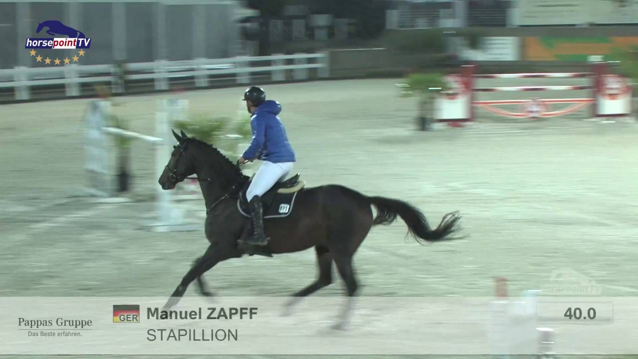 Sieger: Manuel Zapff mit Stapillion....