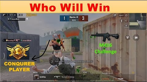 Conqueror Player vs Bronze Player | 1v1 TDM Fight Challenge | M416 Challenge Only |