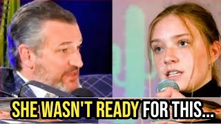 SAVAGE MAGA Ted Cruz FIRES BACK After woke Ivy League student calls him "racist"