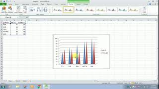 DRAW A DIAGRAM WITH MICRO SOFT EXCEL  BEGINNERS ONLY screenshot 5