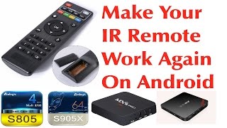 ANDROID FIRMWARE IR REMOTE TUTORIAL - ENABLE YOUR IR REMOTE CONTROL ON NEW ANDROID FIRMWARE screenshot 1