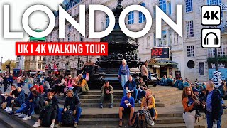 London, England - Exploring the Heart of the Capital: 4K 60fps Walking Tour 🇬🇧