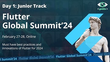 Flutter Global Summit 24 – Junior Track