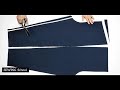 Sew in 10 minutes  very easy trousers cut and sew