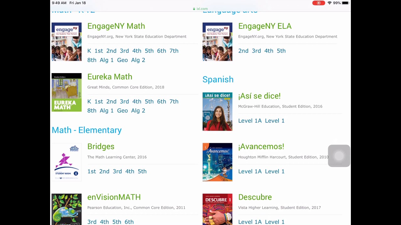 how to go to assignments on ixl