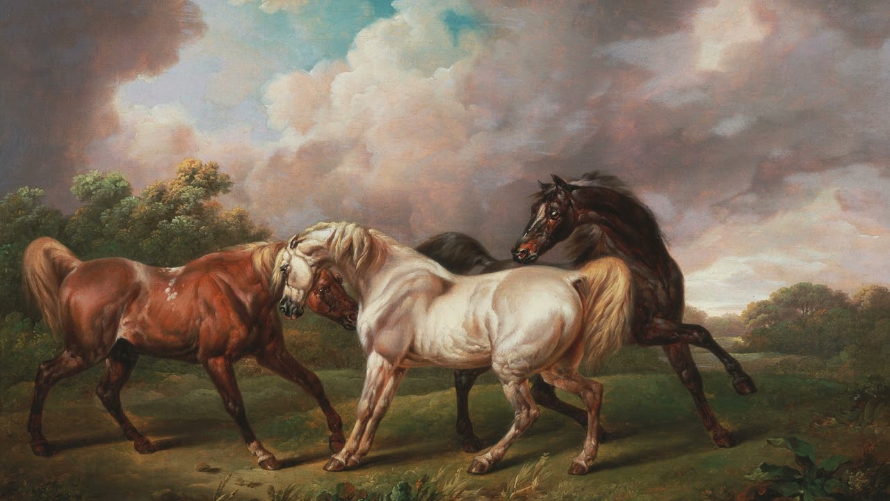 Equestrian Vintage Paintings | 4K Art for Your TV | Horse Themed Screensaver | HD TV Art
