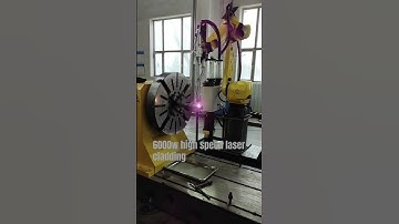 6000w laser cladding —one cladding head for outer and inner surface cladding process #laser cladding