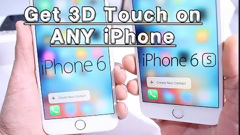How To Get 3D Touch on Older iPhones Jailbreak Tweak