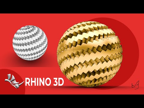 Rhino 3D Pattern Sphere – Clean & Complex!