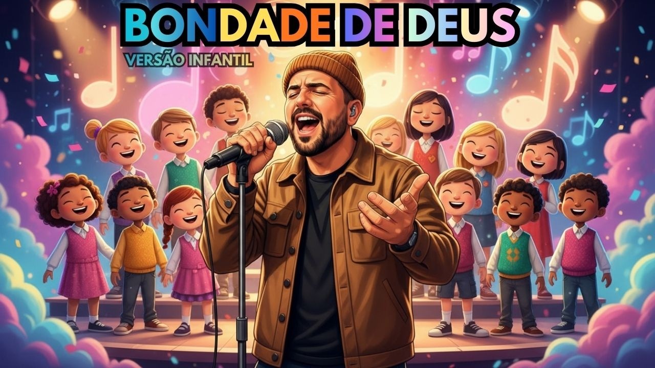 Bondade de Deus | Isaías Saad 🎵 Versão Infantil