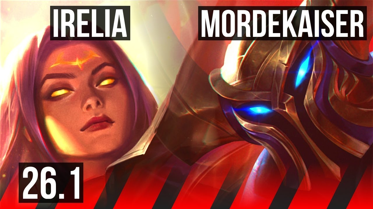 IRELIA vs MORDEKAISER (TOP) | EUW Master | 26.1