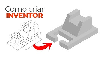 Como criar uma peça no Inventor