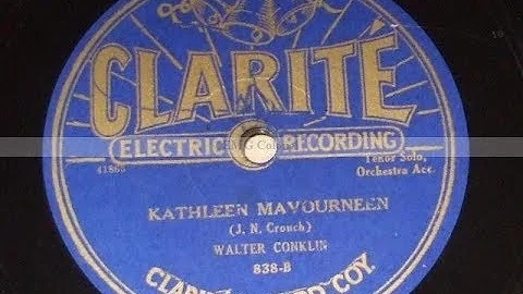 Rare 78rpm Record label no 67 "Kathleen Mavourneen...