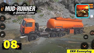 MudRunner | Delivery Mission | Android | Ep08 Gameplay