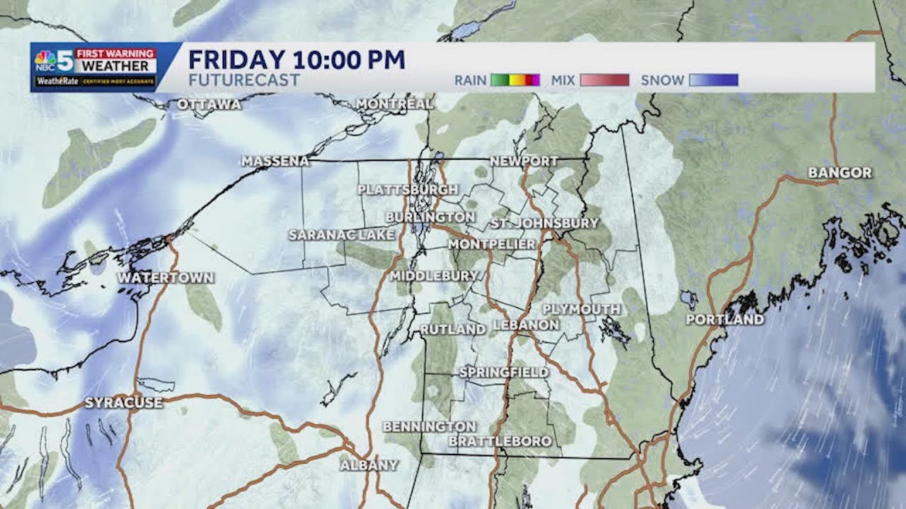 Video: See when snow showers and squalls arrive across New York and ...