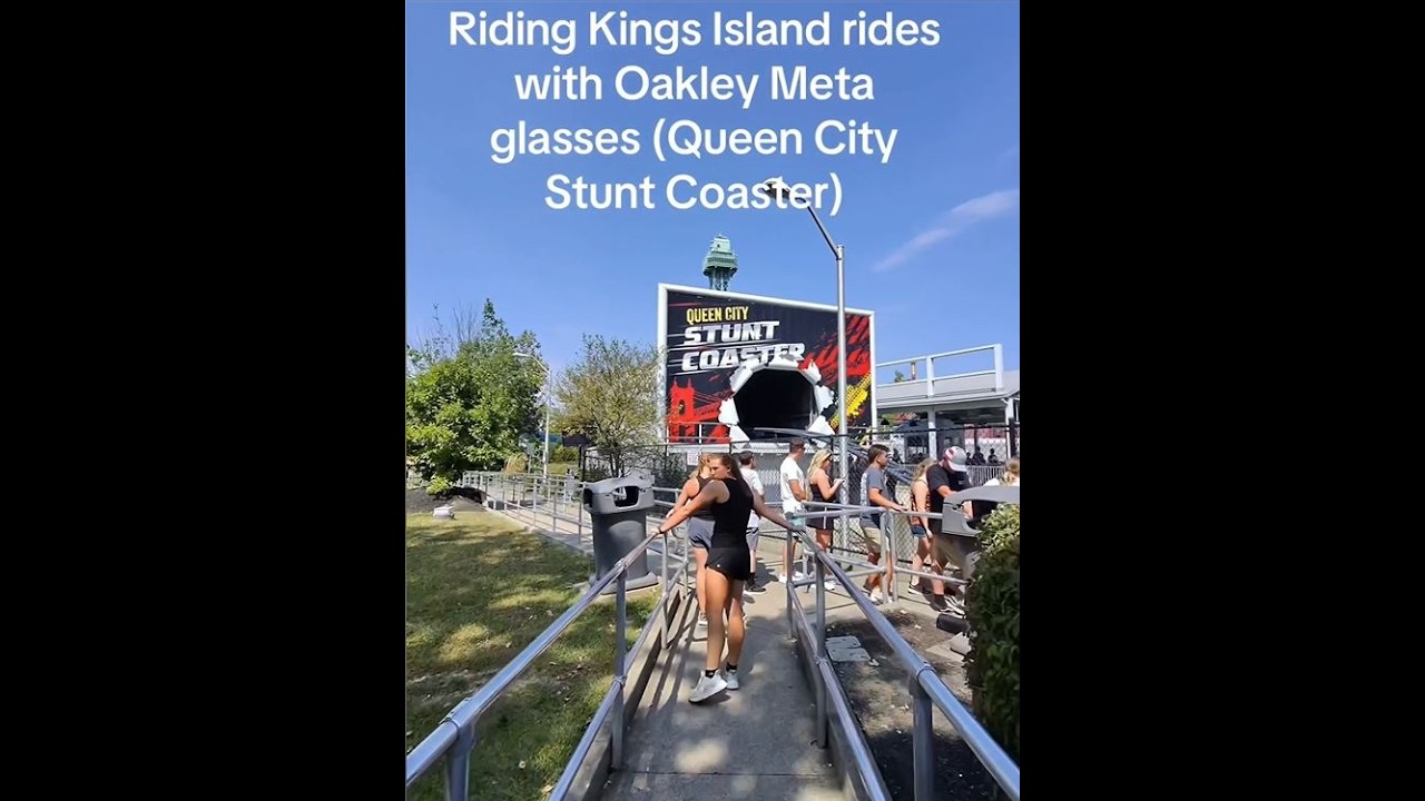 🎢 POV: Queen City Stunt Coaster at Kings Island – Shot on Oakley Meta Glasses
