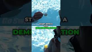 Master Blowing Bubbles: Swimmers Underwater Fun & Skills! #shorts