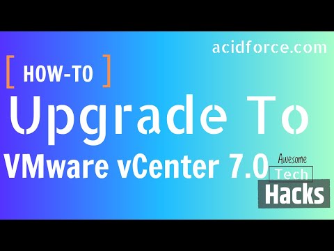 How to upgrade to VMware vCenter Server 7.0