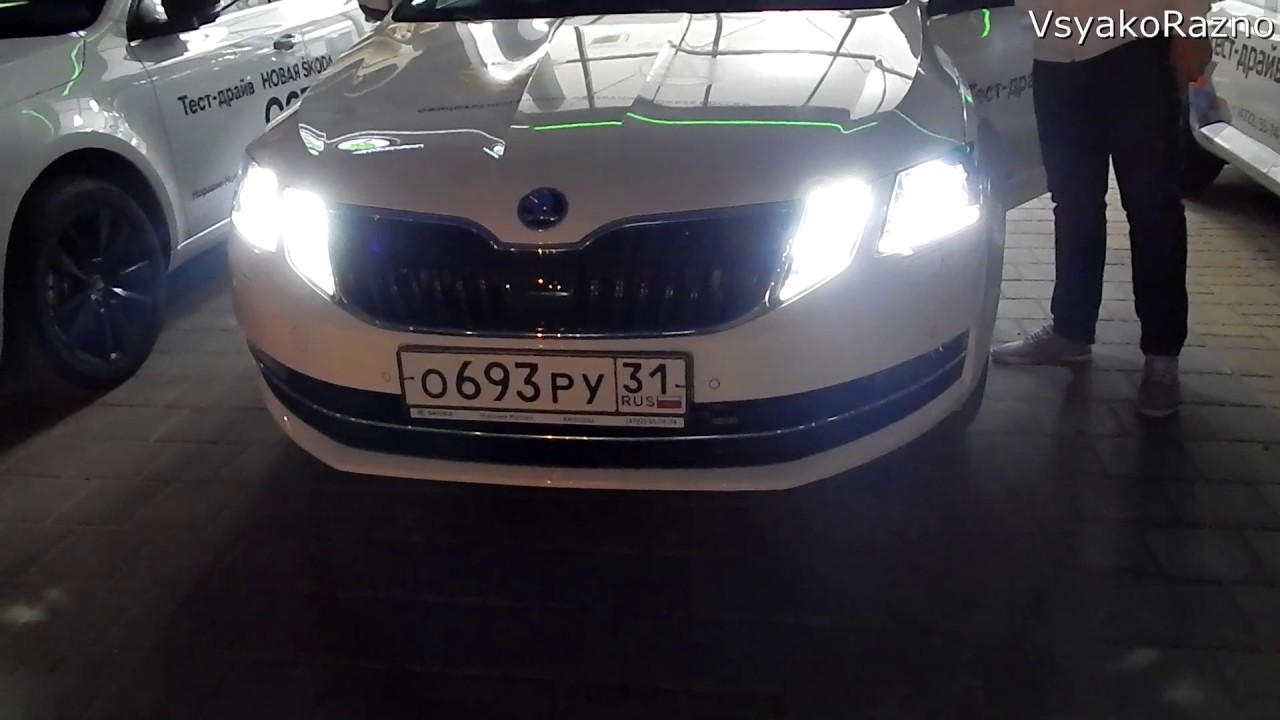 светодиодная оптика для skoda superb