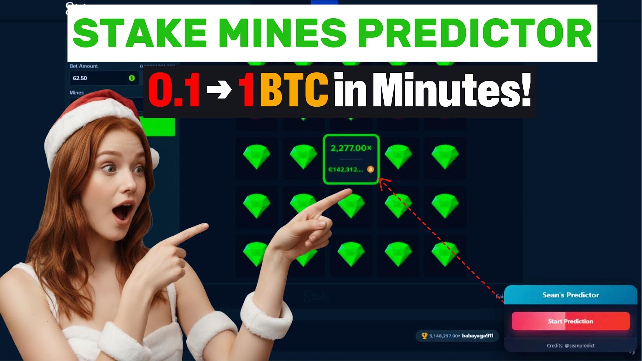 How I Turned 0.1 into 1 BTC with Stake Mines Predictor Bot 🔥