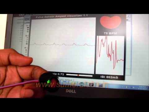 PULSE SENSOR INTERFACE WITH ARDUINO UNO