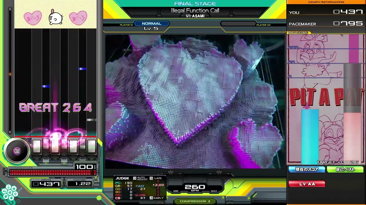 beatmania IIDX 33 Sparkle Shower】Illegal Function Call / U1-ASAMi