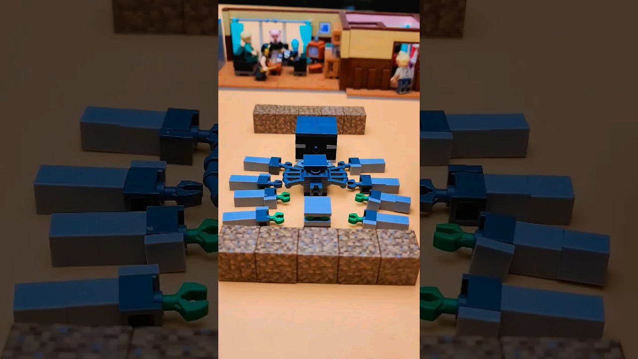 How to build a minecraft spider with building blocks 