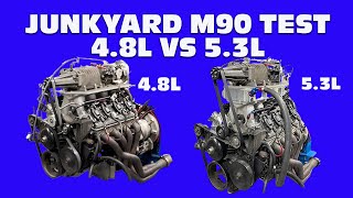 CHEAP 614-HP, JUNKYARD M90 BLOWER DUEL! SBE 4.8L VS SBE 5.3L-DOES MORE NA HP EQUAL MORE BOOSTED HP?