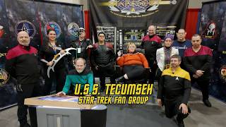 Star Trek fan group U.S.S. Tecumseh from Lansing, MI at the Capital City Comic Con