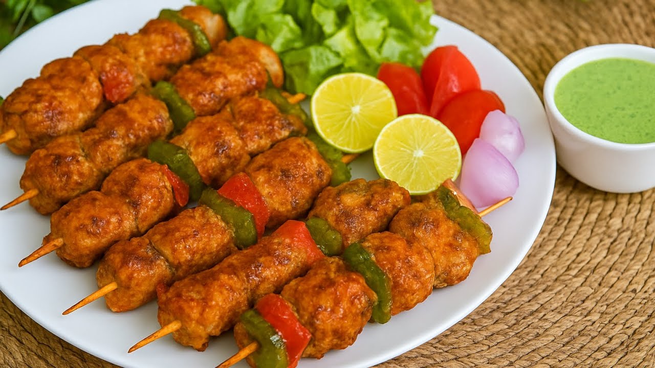 Рецепт куриного шашлыка на гриле | Куриный шашлык без духовки