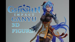 Genshin Impact Ganyu Sculpture Timelapse