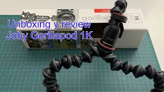 Unboxing y review Joby Gorillapod 1K