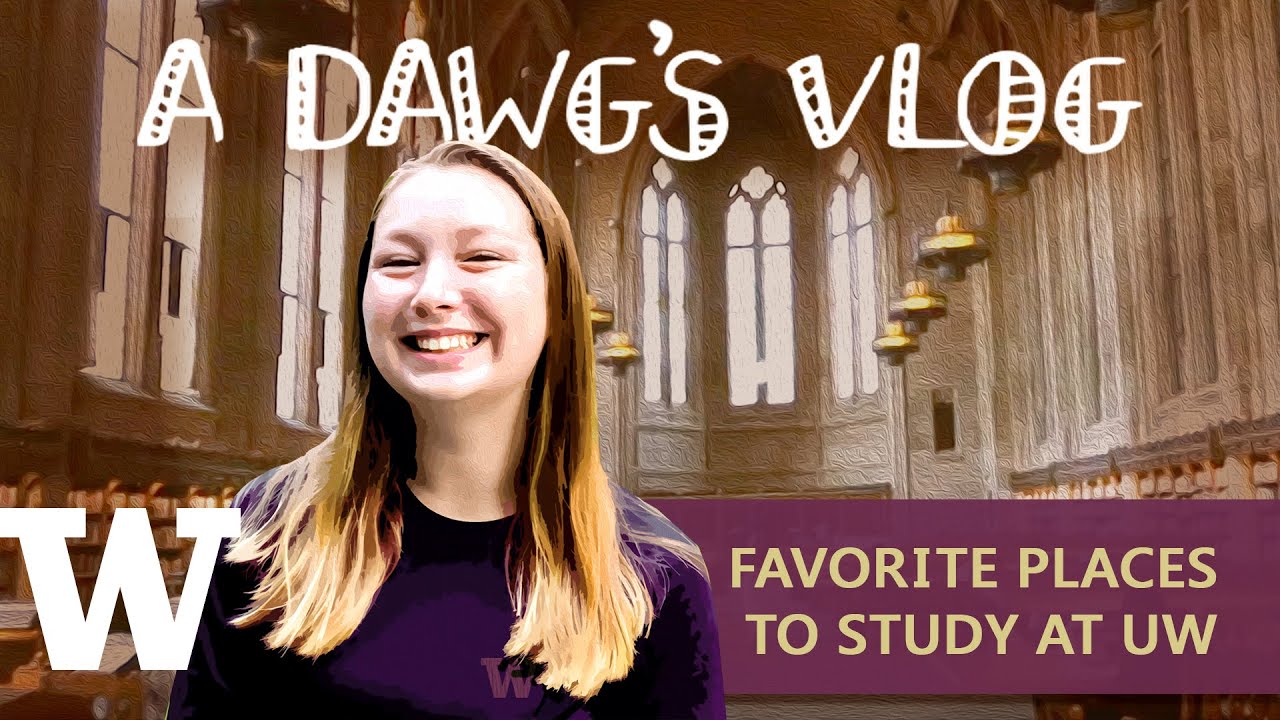 A Dawg's Vlog // Hannah 17 | Favorite Places to Study at UW