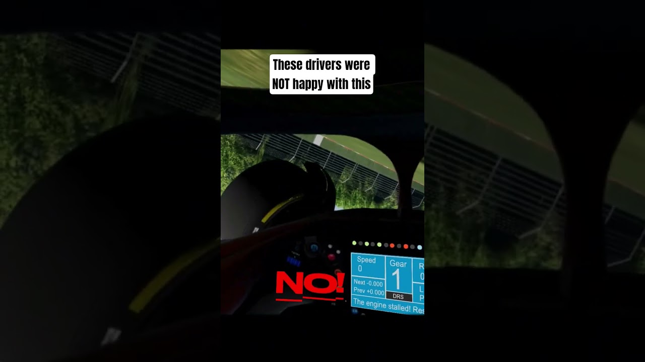 THEY ARE SOO NOT HAPPY 🙄 #formula1 #funny #automobile #racing #gaming #olivertree #racedriver