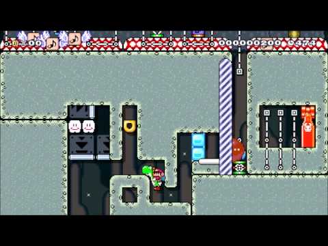 Super Mario Maker - One Screen Puzzle - Yoshi's One Screen Prison #5 ...