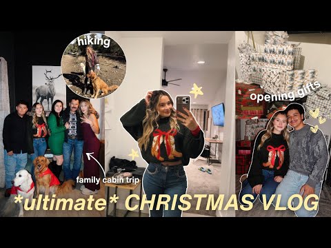 The *ultimate* 2025 Christmas Vlog In The Mountains W/family 🎄 Opening Gifts
