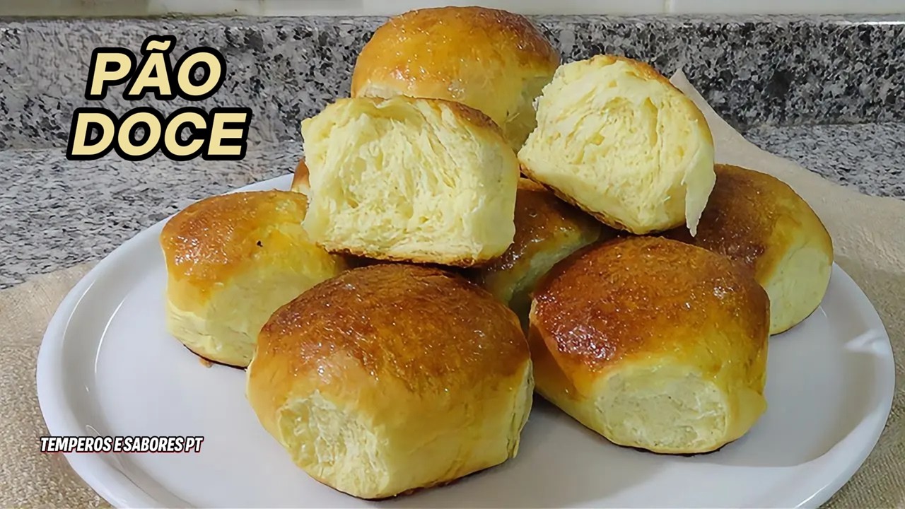 PÃO DOCE DELICIOSO e Muito Fácil de Fazer