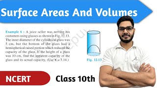 Celebrity Example 6 surface areas and volumes class 10 || Class10 Ch 12 NCERT Example 6 || By Rajeev Sir Profile