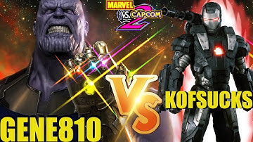 MvC2 Mvci Umvc3 KOFSUCKS vs GENE810 (Low Tiers) pt 2