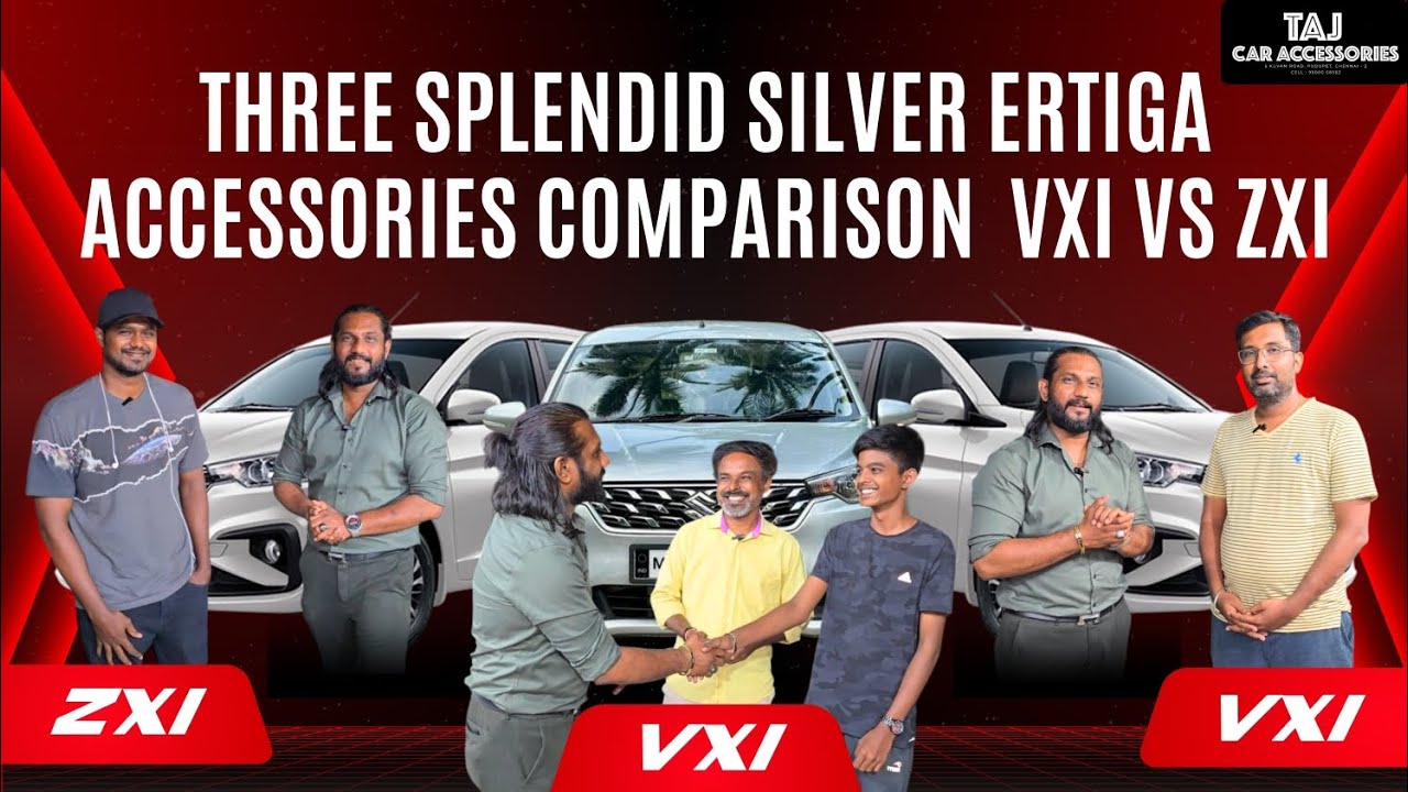 🔥Сравнение великолепных серебряных аксессуаров Ertiga Vxi и Zxi 📢 