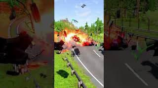 Cars vs Big lava Pit - BeamNG Drive 67 #beamngviral #beamngdrivecrash #beamngstunts