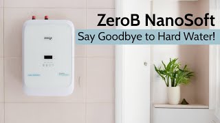 Zerob Nanosoft Bathroom Softener Wall Mount Design Digital Display Zerob By Ion Exchange