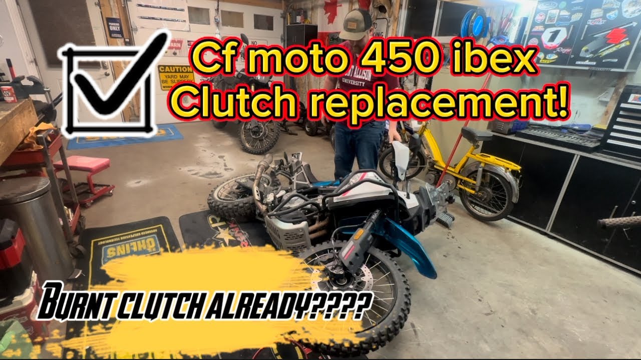 Cf moto 450 mt / ibex clutch replacement!
