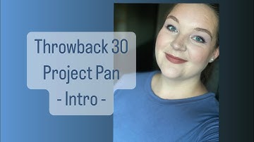 Throwback 30 // Intro // #throwback30projectpan
