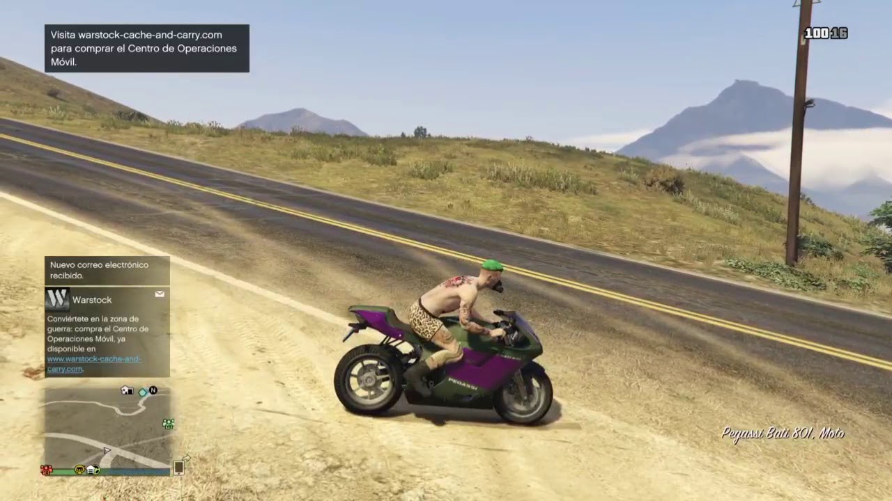 Jugando a gta5 online