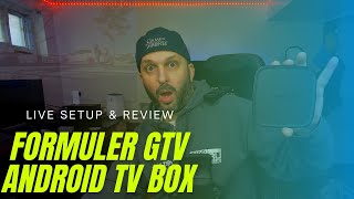 Celebrity Formuler GTV Android TV Box Live Setup & Review Profile