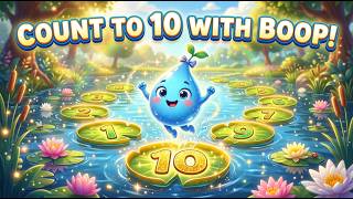 Boop the Raindrop Counts to 10 | Fun Counting Song for Kids | Learn Numbers 1-10