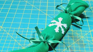 No Sew reusable Christmas crackers
